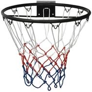 vidaXL Basketballkorb, Basketballring Schwarz 45 cm Stahl
