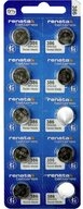 Renata Renata Knopfzelle 386 1.55 V 10 St. 130 mAh Silberoxid 386 MP CE RENAT