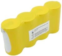 AccuCell Notleuchtenakku NiMH 4,8V 4500mAh F1x4 Mono D mit Faston-Anschluss...