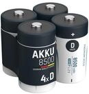 ANSMANN AG Akku D 8500mAh Mono NiMH 1,2V &ndash; 1000x wiederaufladbar (4 St&uuml;ck)...
