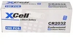 XCell 100er Spar-SET XCell CR2032 Lithium-Knopfzelle 3V / 220mAh Knopfzelle