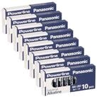 Akkuman.de 80x MICRO AAA MN2400 Batterie PANASONIC POWERLINE INDUSTRIAL 1383mAh