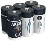 ANSMANN AG Akku C 4500mAh Baby NiMH 1,2V &ndash; 1000x wiederaufladbar (6 St&uuml;ck)...