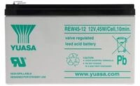 Yuasa Yuasa REW45-12 Akku Blei Hochstrom 12V mit 8Ah, Faston 6,3mm Steckkon...