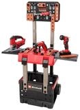 Happy People Spielwerkbank Einhell KIDS E-Case Kinder Werkbank (110 Teile),...