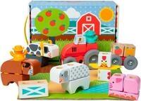 Spin Master Melissa & Doug Blockables Bauernhof Spielbausteine, (56 St)