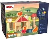 Haba Meine erste Bausteinwelt &ndash; H&uuml;hnerhof Kikeriki Spielbausteine, Made in...