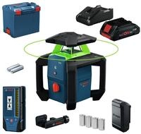BOSCH Punkt- und Linienlaser GRL 18V-3-31G, Rotationslaser mit 1x Akku ProCORE...