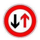 Warnschild VKZ.208 Ronde 600mm Vorrang gew&auml;hren RAL-G&uuml;tezeichen Folie RA1