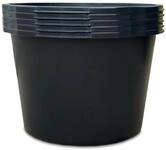 Kistenberg M&ouml;rtelk&uuml;bel Rund KCOR90 5er Sets, (Spar-Set, 5-tlg), 90 liter, mit