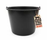 BigDean Baueimer 20 Liter mit Skala Universeller Mischeimer f&uuml;r Bau, Werkstatt...
