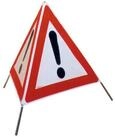 Horizont Warnschild horizont Faltsignal Typ.70N, 700mm VKZ.101 "Gefahrenstelle"