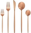 LuxusKollektion Besteck-Set Besteckset 6er Edelstahl Rosegold Messer 30 teilig