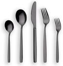 LuxusKollektion Besteck-Set Besteck 30 Titanium plattiert schwarz Service 6 02
