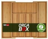 SO-TECH&reg; Besteckeinsatz ORGA-BOX&reg; Universal Bambus Besteckkasten verstellbar (1