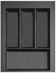livingpoint24 Besteckeinsatz Besteckeinsatz k&uuml;rzbar Breite 29-35 cm Schublade...