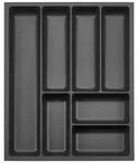 SO-TECH&reg; Besteckeinsatz ORGA-BOX 3 Leinwandstil f&uuml;r Nobilia von 08/2012 -...