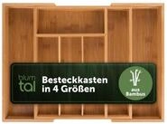 Blumtal Besteckkasten Schublade aus Bambus, gr&ouml;&szlig;enverstellbarer...