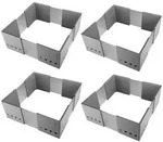 SO-TECH&reg; Besteckeinsatz 4er Set CuisioFlex Trennwand Organisationsrahmen (4 St),