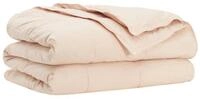 vidaXL Bett Bettdecke 240 x 260 cm F&uuml;r alle Jahreszeiten Kapokfaser Beige...