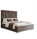 Lookway Polsterbett BRIGITTE SILVER mit Bettkasten (Bett mit Metallgestell)