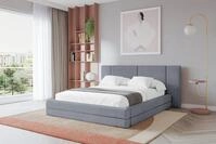 ALTDECOR Polsterbett TEVO (Polsterbett mit Bettkasten und Lattenrost, Boxbett...