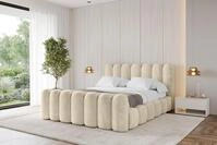 ALTDECOR Polsterbett SENA-Z (Polsterbett mit Bettkasten und Lattenrost, Boxbett...