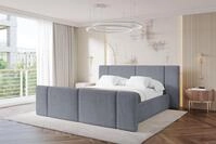 ALTDECOR Polsterbett RIVO-Z (Polsterbett mit Bettkasten und Lattenrost, Boxbett...