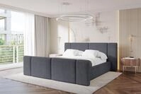 ALTDECOR Polsterbett RIVO-Z (Polsterbett mit Bettkasten und Lattenrost, Boxbett...