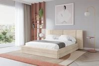 ALTDECOR Polsterbett TEVO (Polsterbett mit Bettkasten und Lattenrost, Boxbett...