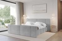 ALTDECOR Polsterbett NILO-Z (Polsterbett mit Bettkasten und Lattenrost, Boxbett...