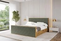 ALTDECOR Polsterbett ENZO10-Z (Polsterbett mit Bettkasten und Lattenrost,...