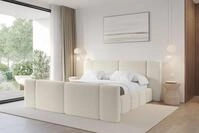 ALTDECOR Polsterbett NILO-Z (Polsterbett mit Bettkasten und Lattenrost, Boxbett...