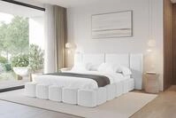 ALTDECOR Polsterbett NILO (Polsterbett mit Bettkasten und Lattenrost, Boxbett...