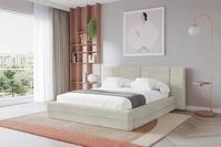 ALTDECOR Polsterbett TEVO (Polsterbett mit Bettkasten und Lattenrost, Boxbett...