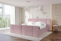 ALTDECOR Polsterbett RIVO-Z (Polsterbett mit Bettkasten und Lattenrost, Boxbett...