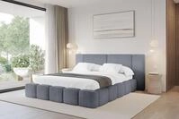 ALTDECOR Polsterbett NILO (Polsterbett mit Bettkasten und Lattenrost, Boxbett...