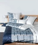 Janine Bettw&auml;sche Jersey 155x220 cm 80x80 cm S 55026-02 nachtschattenblau...