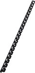 LEITZ Thermo-Bindemappe Plastikbinder&uuml;cken A4 21 Ringe 10mm schwarz VE=100...