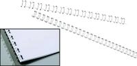 GBC Thermo-Bindemappe Drahtbinder&uuml;cken 21 Ringe 6mm VE=100 St&uuml;ck schwarz, (