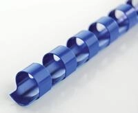 GBC Thermo-Bindemappe Binder&uuml;cken 21 Ringe 12mm blau VE=100 St&uuml;ck, (