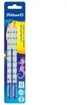 Pelikan Bleistift Pelikan Schreiblernbleistift, St&auml;rke B, farbig sortiert, 2er...