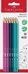 Faber-Castell Bleistift Faber Castell Bleistift 1111 HB bunt 12er