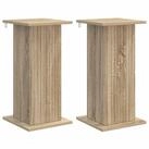 vidaXL Blumenst&auml;nder Pflanzenst&auml;nder 2 stk. Sonoma-Eiche 30,5 x 30 x 60,5 cm...