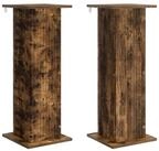 vidaXL Blumenst&auml;nder Pflanzenst&auml;nder 2 stk. Ger&auml;ucherte Eiche 30,5 x 30 x...