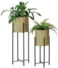 en.casa Blumenst&auml;nder (Set, 2er), &raquo;Mol&laquo; Blumenk&uuml;bel Pflanzenst&auml;nder...