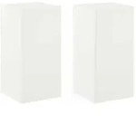 vidaXL Blumenst&auml;nder Pflanzenst&auml;nder 2 pcs Wei&szlig; 30 x 30 x 60 cm Stahl (2 St)...