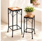 DanDiBo Blumenst&auml;nder Mosaik Rund 3er Set 16, 20 cm Blumenst&auml;nder