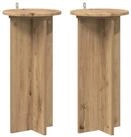 vidaXL Blumenst&auml;nder Pflanzenst&auml;nder 2 stk. Artisan-Eiche 29,5 x 29,5 x 60 cm...
