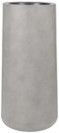 VIVANNO Pflanzk&uuml;bel Fiberglas EKZITA S&auml;ule - Betongrau Beton-Design (1 St),...